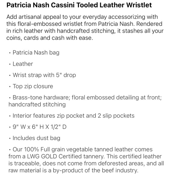 Patricia Nash Leather Bag - Picture 5 of 5